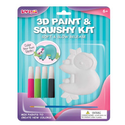 3D paint&squishy kit-Sloth
